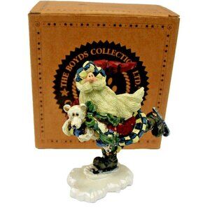 Boyds Bears and Friends Santa Jr Quick As A Flash 370104 Still In Box Never Used